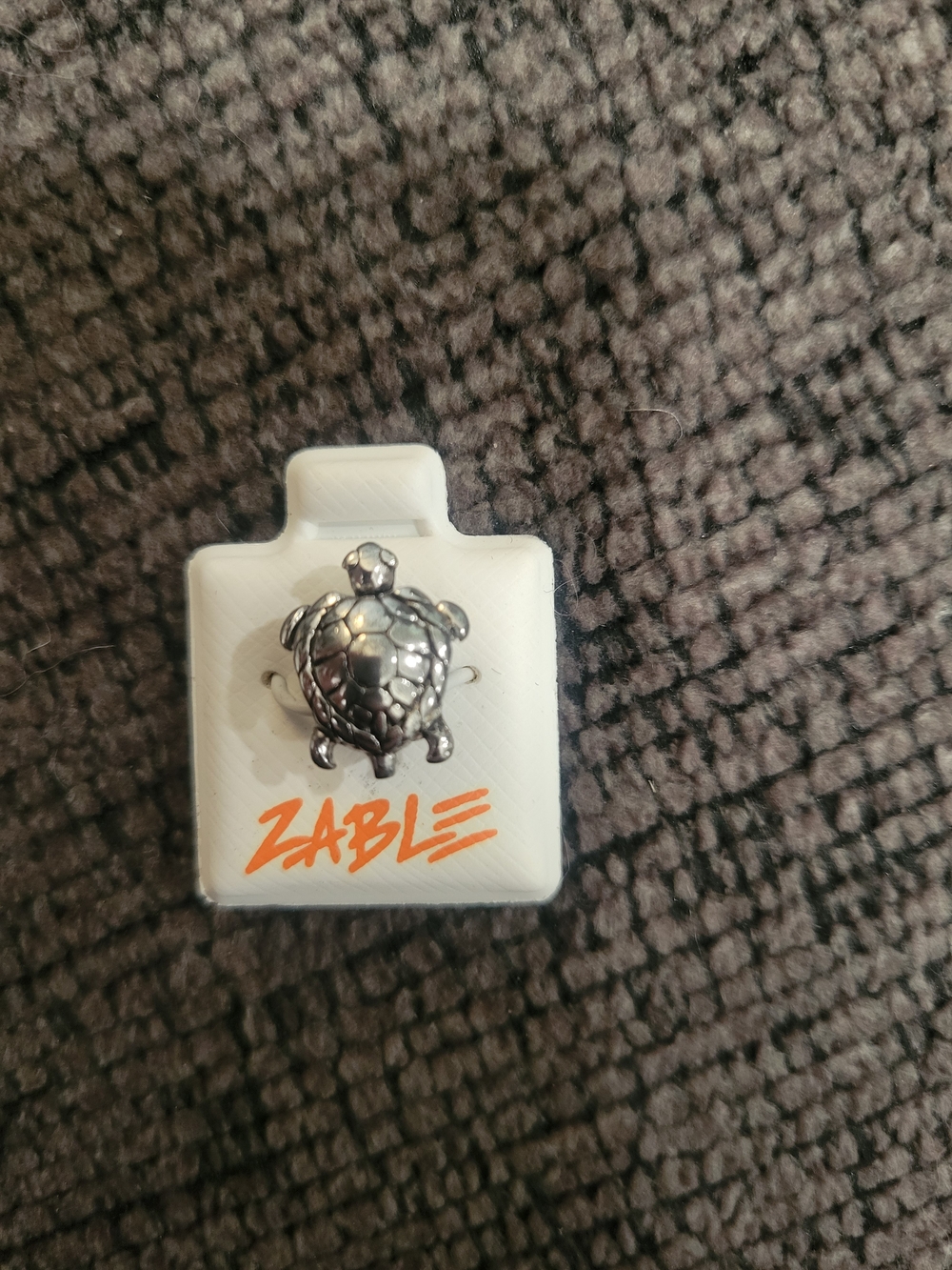 Zable Sterling Silver Turtle Charm